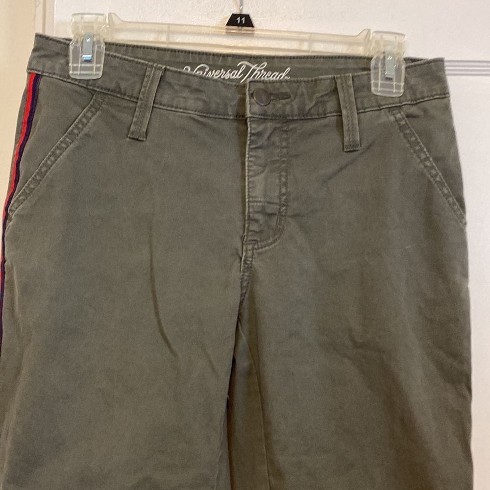 🎀 5/$20 🎀 Universal Thread mid rise girlfriend cropped pants size 0 (25)